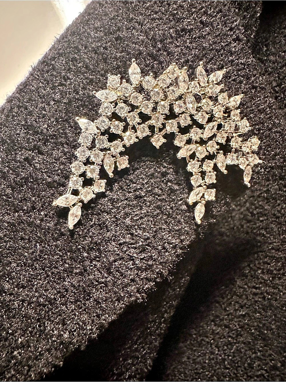 925 silver Brooch with CZ